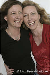 Helen och Annika Larsson, copyright PressPhoto.se