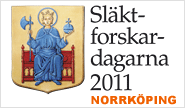 Genealogy Days in Norrk&ouml;ping 2011.