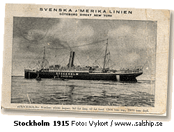 Svenska Amerika Linien - Stockholm 1915