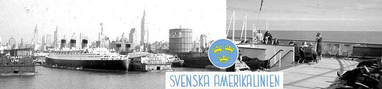 Svenska Amerika Linien - New York - Gteborg 1946